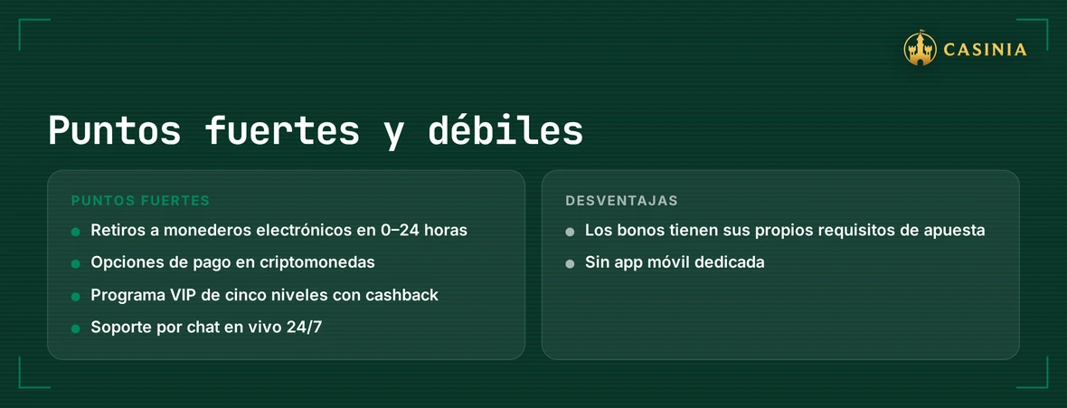 Comparar puntos fuertes y débiles